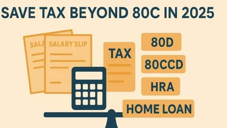 How to Save Tax on Salary Beyond 80C in 2025 (Smart Tips)